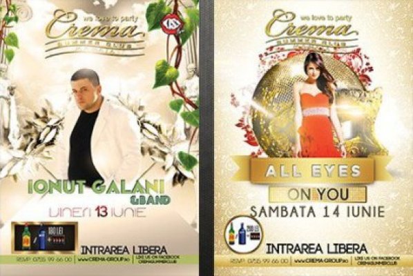 Inima petrecerii în Mamaia! Ce pregăteşte pentru finalul de săptămână Clubul Crema
